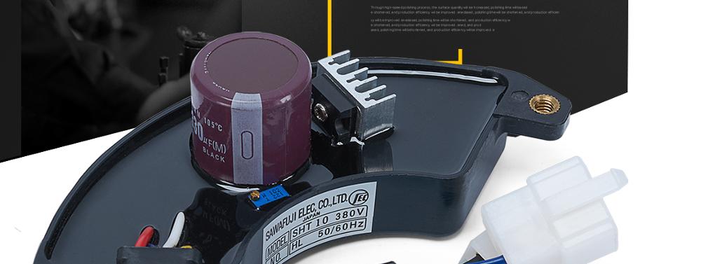 three pahse 5kw 6kw 7.5KW china production generator AVR automatic voltage regulator gas generator